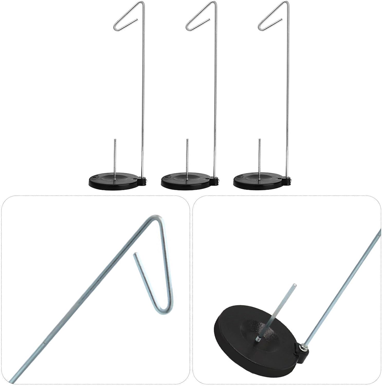 3pcs Thread Holder Stand Single Cone Rack, for Sewing Machine
