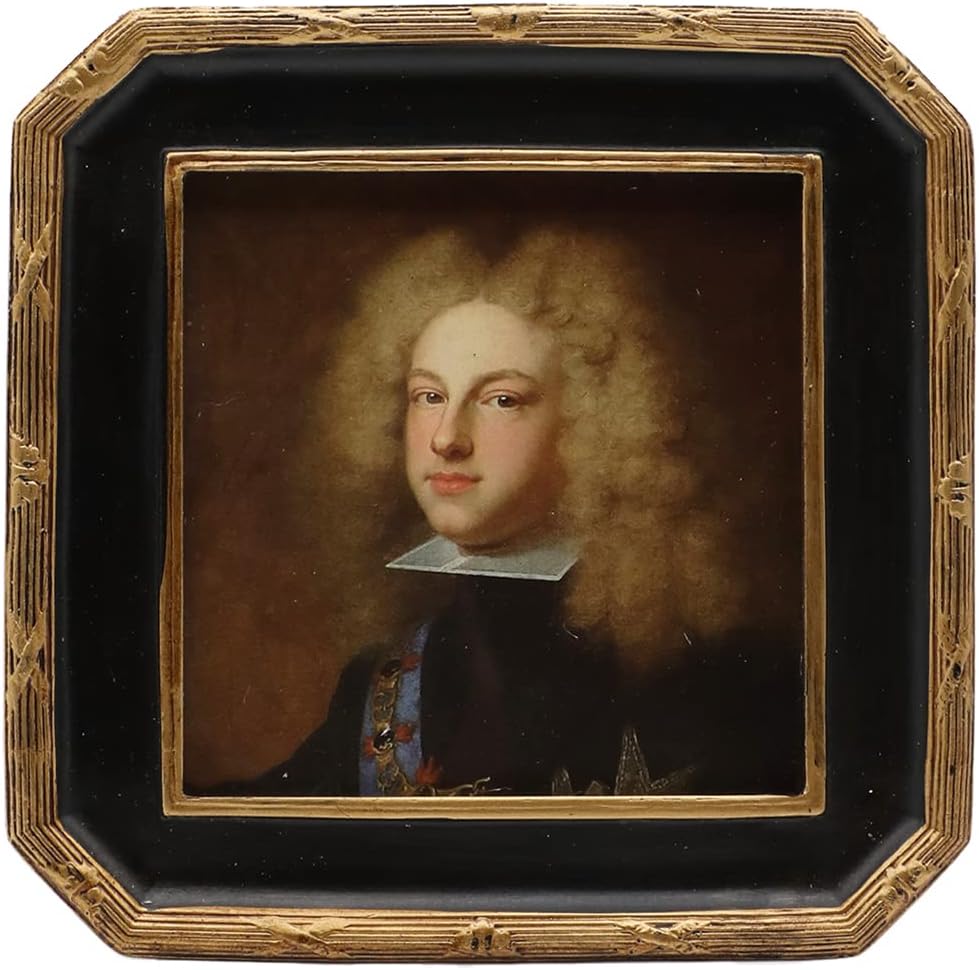 YULINK 4x4 Small Vintage Picture Frame, Mini Antique