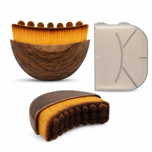 Escova Facial para Drenagem Linfática e lifting Facial - Massageador de Contorno, Estímulo de Circulação e Redução de Inchaço - Cerdas Ultra Macias