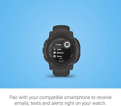 Miniatura 50 de Garmin Instinct 2 Solar, Tactical-Edition, reloj resistente para exteriores con GPS y con capacidad de carga solar, construido para todos los Negro