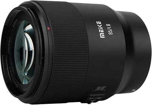 Vista 3 de Meike 85mm F1.8 SE Mark II STM AF Full Frame Lente de Telefoto Media Auto Focus de Alta Resolución 8K Retrato Compatible con Cámaras Sin Espejo Sony