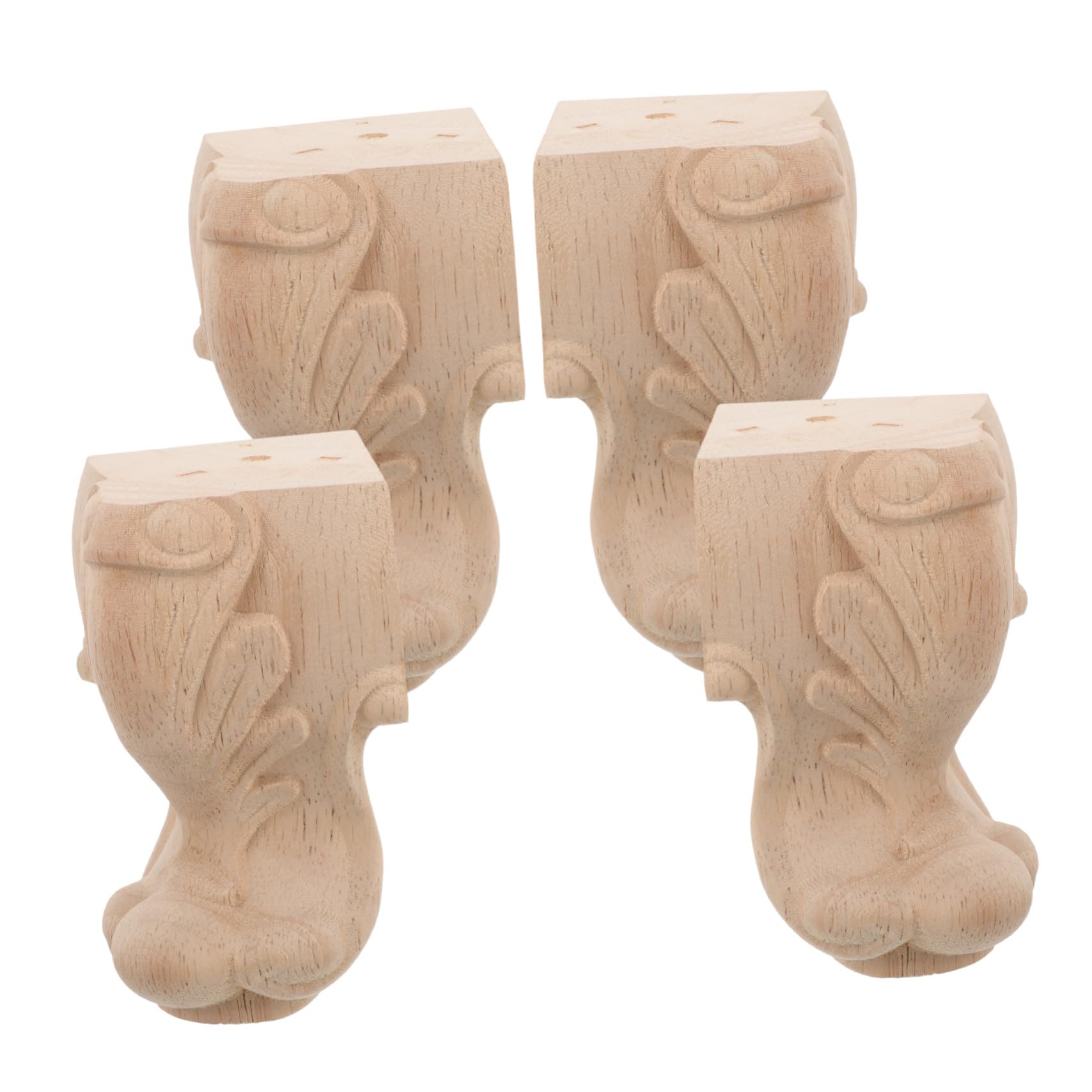 Patas de mesa de madera para renovar el salón y limpiar bajo el sofá