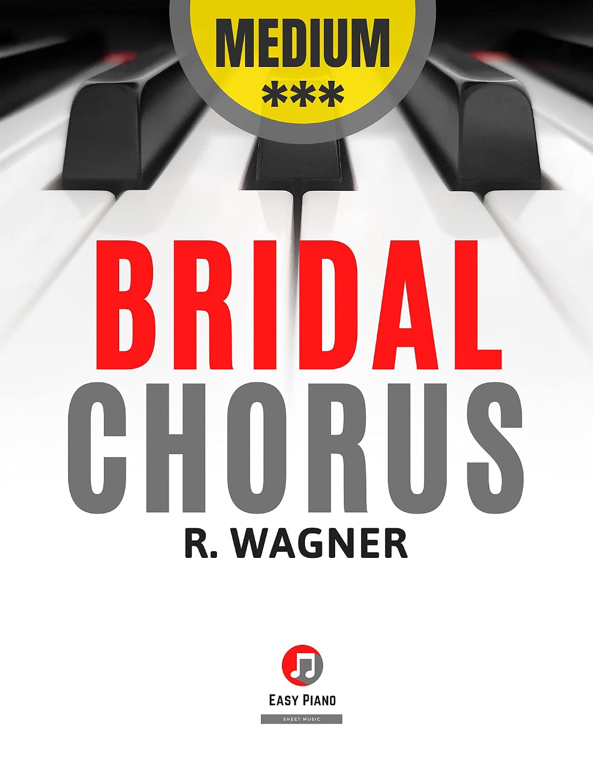 Bridal Chorus I Wagner I Medium Piano Sheet Music: Wedding March I How to Play Piano Church Pipe Organ Keyboard I Popular Wedding Classical Song I Video Tutorial