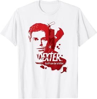 Guilt Can Be a Killer Blood Splatter TV Show T-Shirt