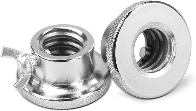 2 PCS Nut Anti-Slip 25mm Standard Barbell Spin-Lock Collars Screw Clamps Dumbell Weight Lifting