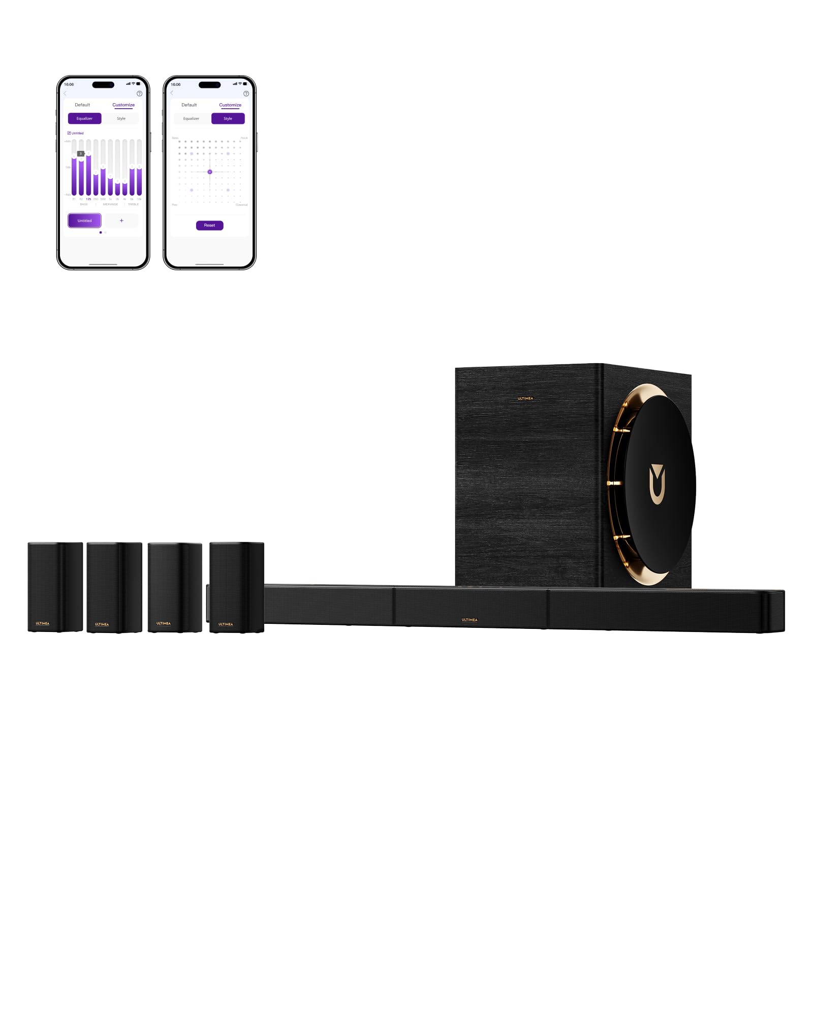 ULTIMEA Skywave X100 9.1.6 THX-Tuned Wireless Home Theater System