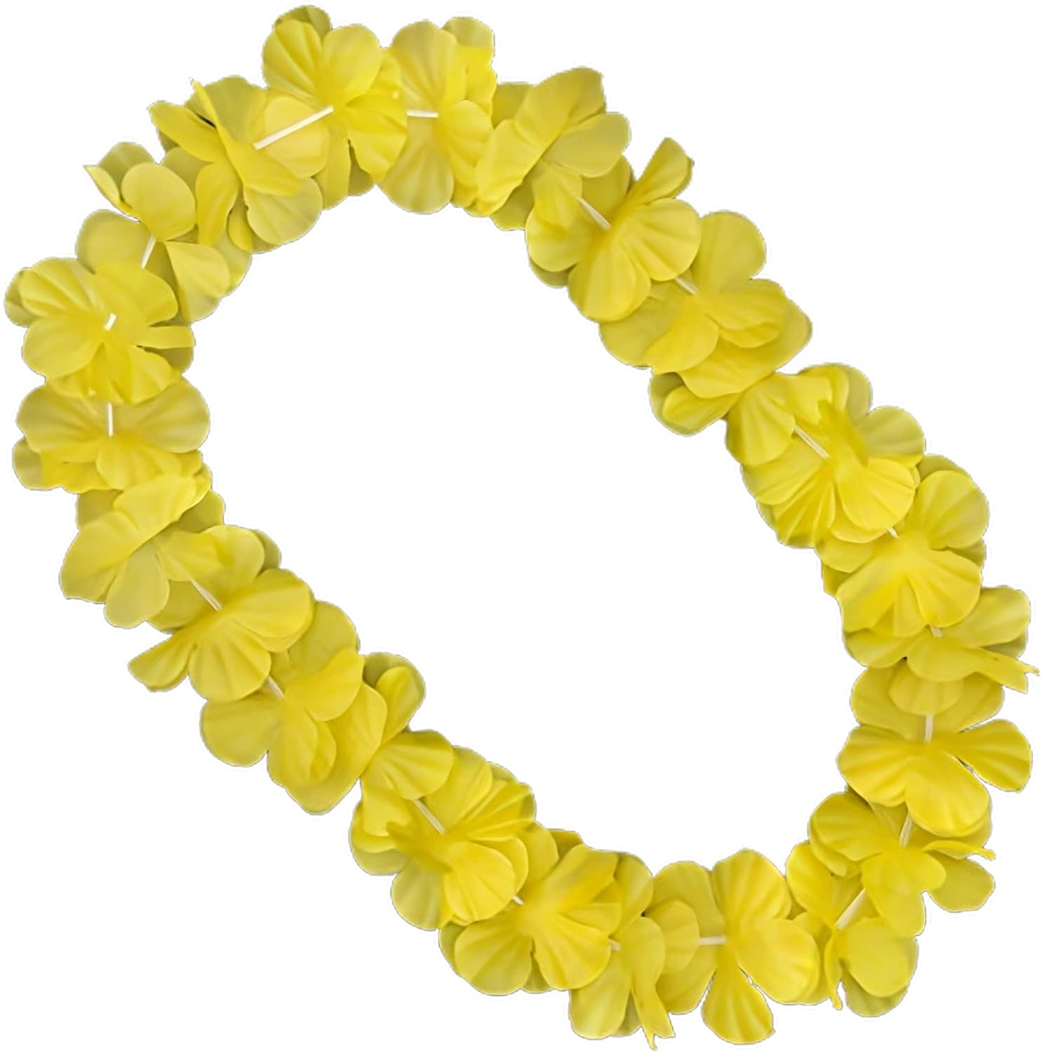 blinkee 12 Pack - Tropical Satin Hawaiian Flower Lei Necklace - 36-inch, Ideal for Luau Parties, Beach Weddings, and Honeymoon Celebrations
