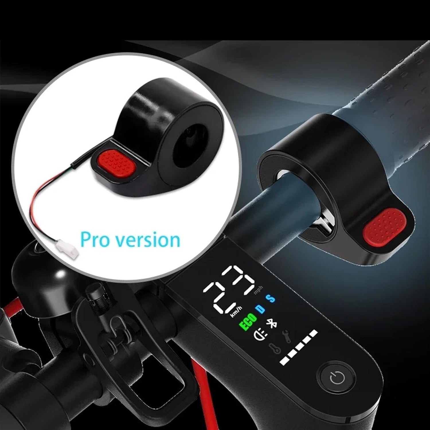10PCS Throttle Thumb Dial Accelerator Compatible with Xiaomi Pro Pro2 Electric Kickscooter Scooter Throttle Knob Speed Control Assembly Part