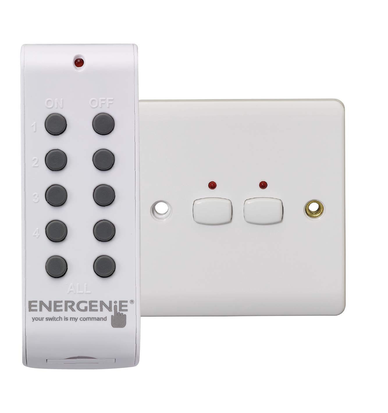 Energenie Remote Control Double Light Switch Tools & Home