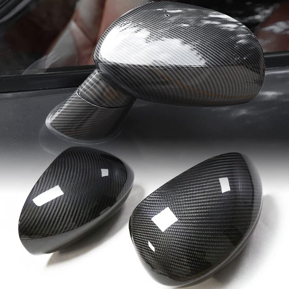 Dry Carbon Fiber Mirror Cover for Dodge Challenger 2009-2022 Coupe 2-Door Add on Style Rearview Mirror Caps Factory Outlet