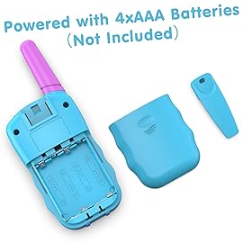 Selieve Toys for 3-14 Year Old Children\'s, Walkie Talkies for Kids 22 Channels 2 Way Radio Toy with Backlit LCD Flashlight, 3 Miles Range for Outside, Camping, Hiking Purple