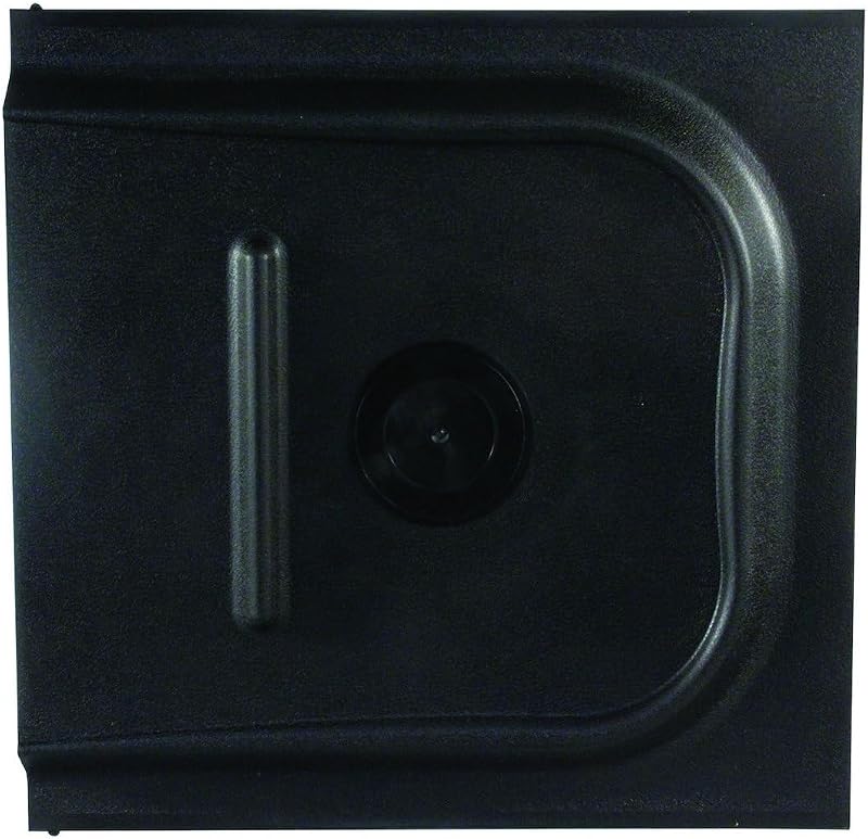 Deslizador preto para porta de tela JR Products 11175 para trilhos de 30,48 cm