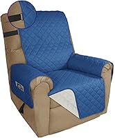 Vista 22 de PureFit Funda de Sofá Reversible Resistente al Agua para Sofá de Dos Plazas, Funda de Muebles Lavable a Máquina con Espuma Antideslizante y Correa