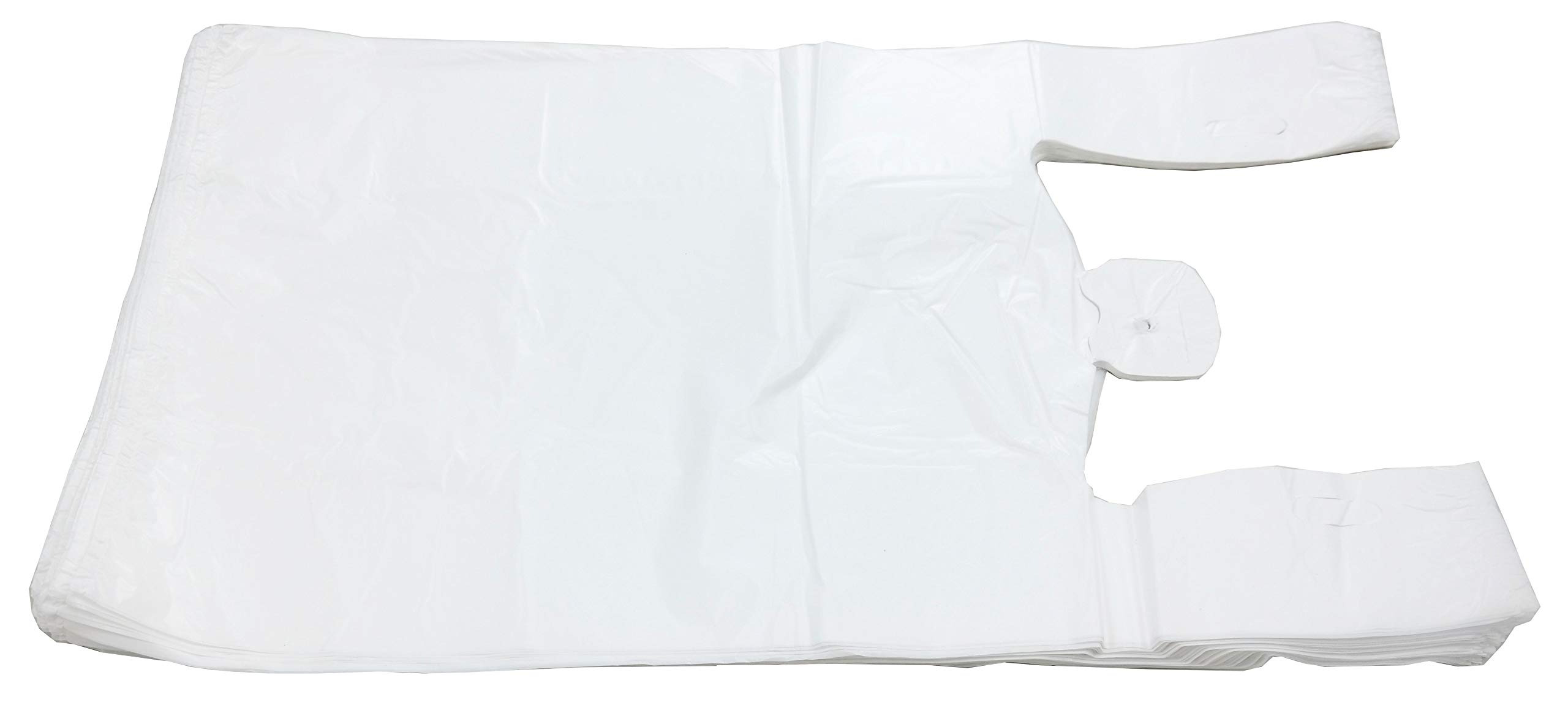 Amazon.com: Plastic Bag-Standard White Plain T-Shirt Bag