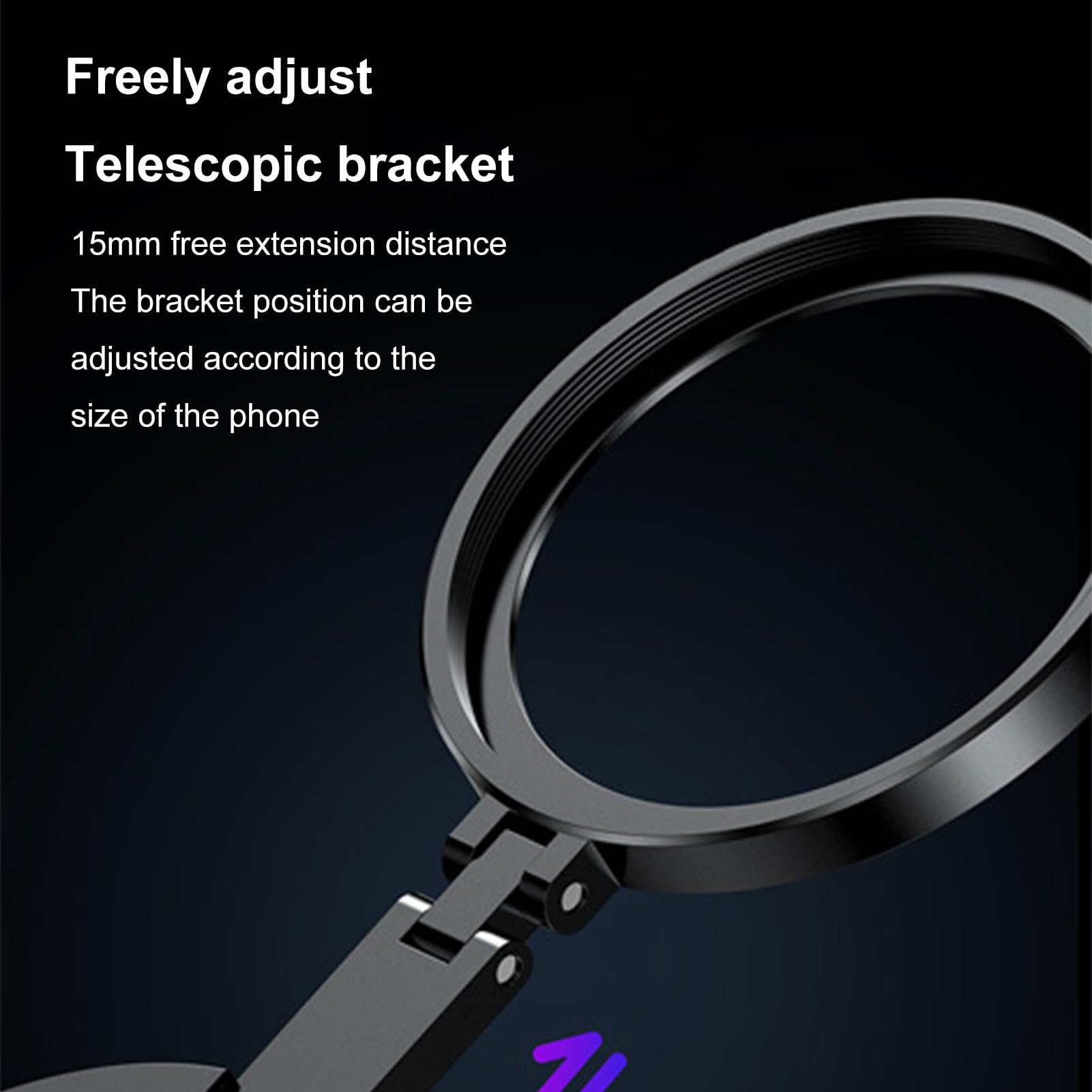 Cuifati Filtro Magnetico per Telefono da 52 Mm, Filtro Stellare Polarizzatore CPL per Smartphone con Clip Universale, Design Ruotabile per (Lente Polarizzata Lente Starlight)