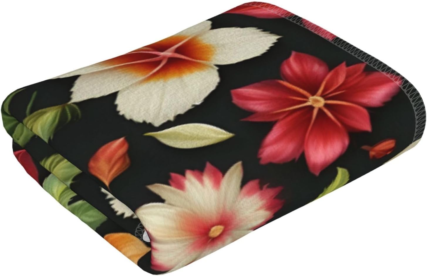 Hawaii Flower Print Hand Towels for Kitchen, Decorative Bathroom Towels Decor Farmhouse Cute for Men Women Gifts