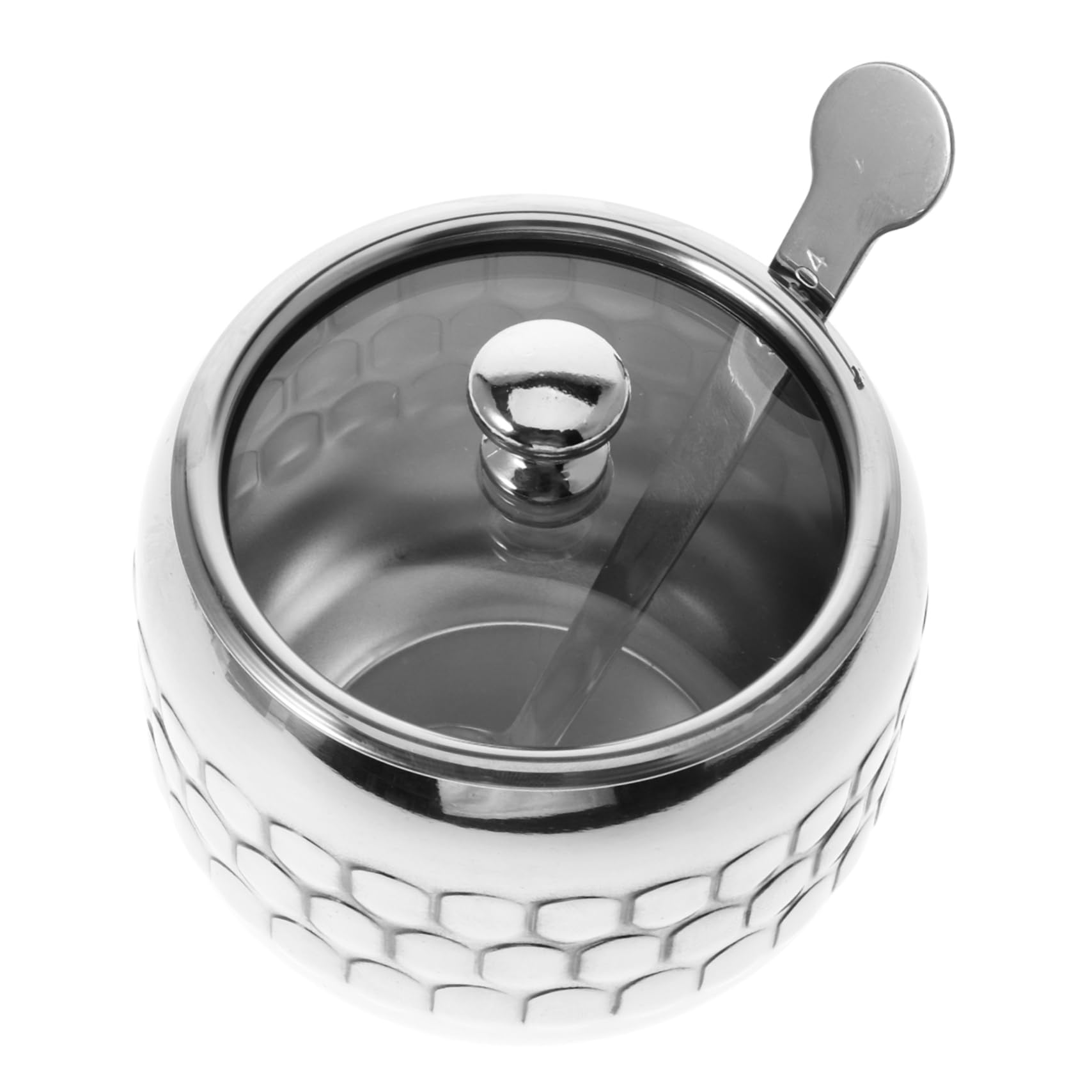 Unomor Stainless Steel Spice Jar with Lid and Spoon Reusable Condiment Containers for Salt Seasoning and Kitchen Storage for Home Organization