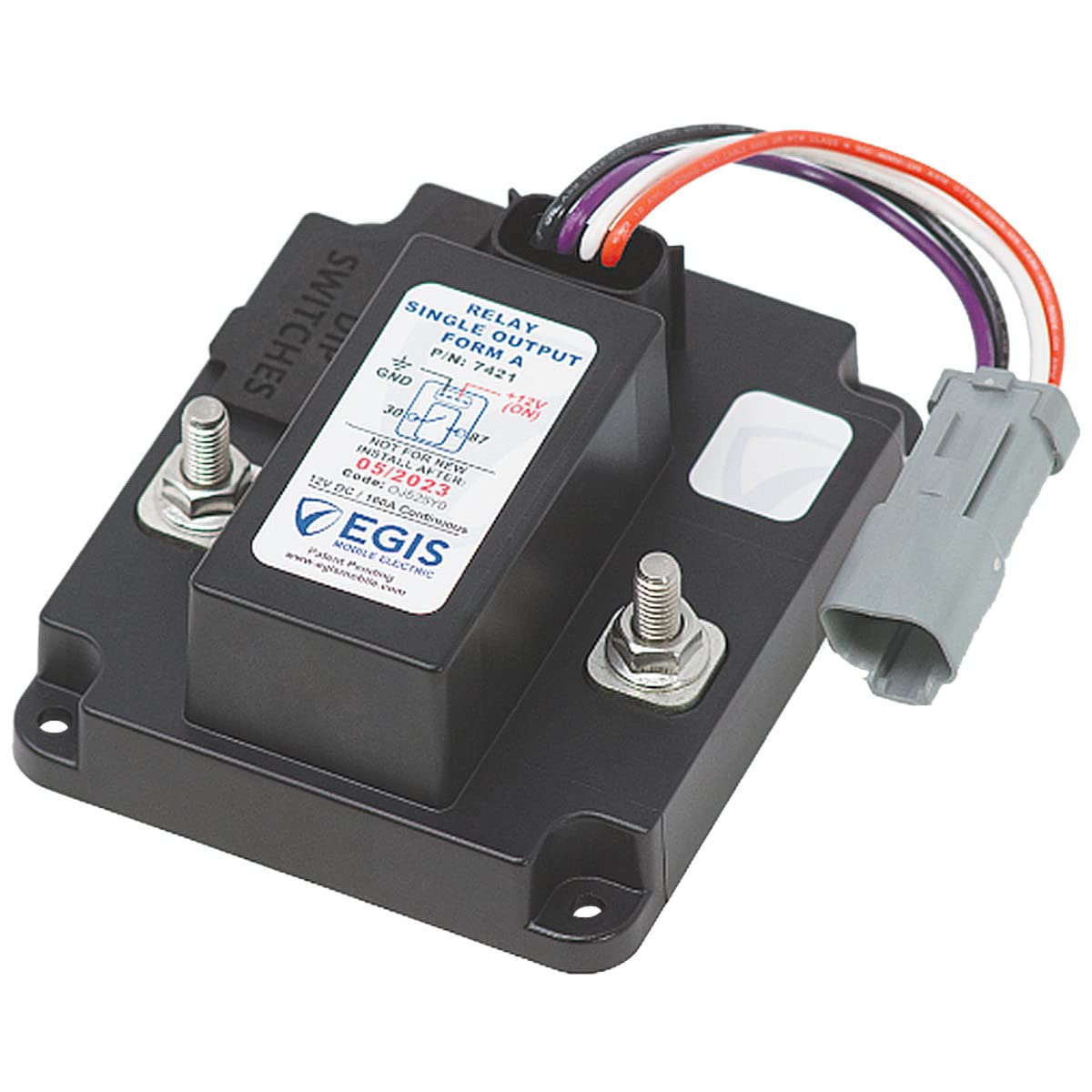 EGIS Relay, 160 Amp / 12V, Bulk (7421B)