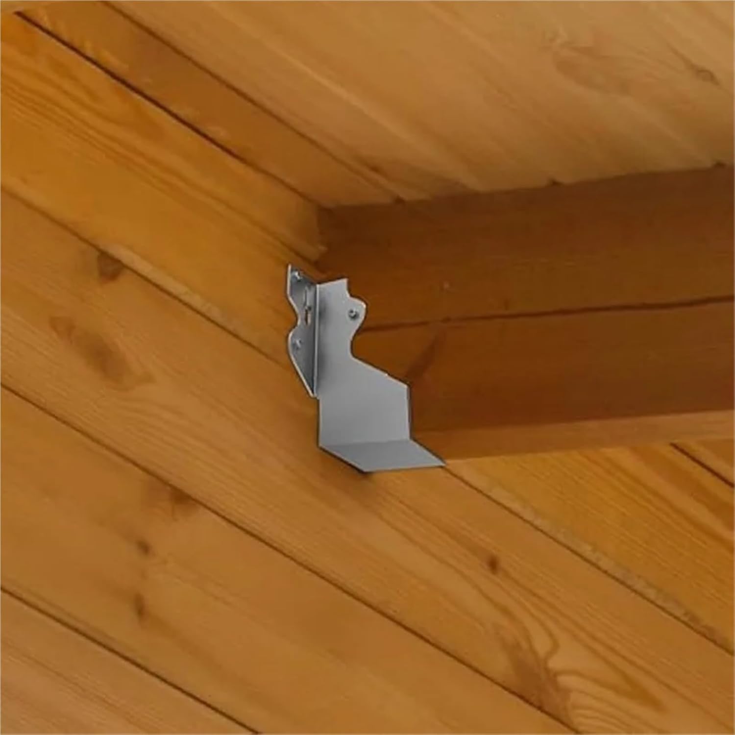 AUAU-10Pcs Strong Tie Brackets LU24 2X4 Joist Hanger Galvanizing Face Mount Joist Hangers for Wood Ties Rafter Ties
