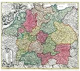  Historische Karte: Deutschland - GERMANICUM, 1715 (Plano)