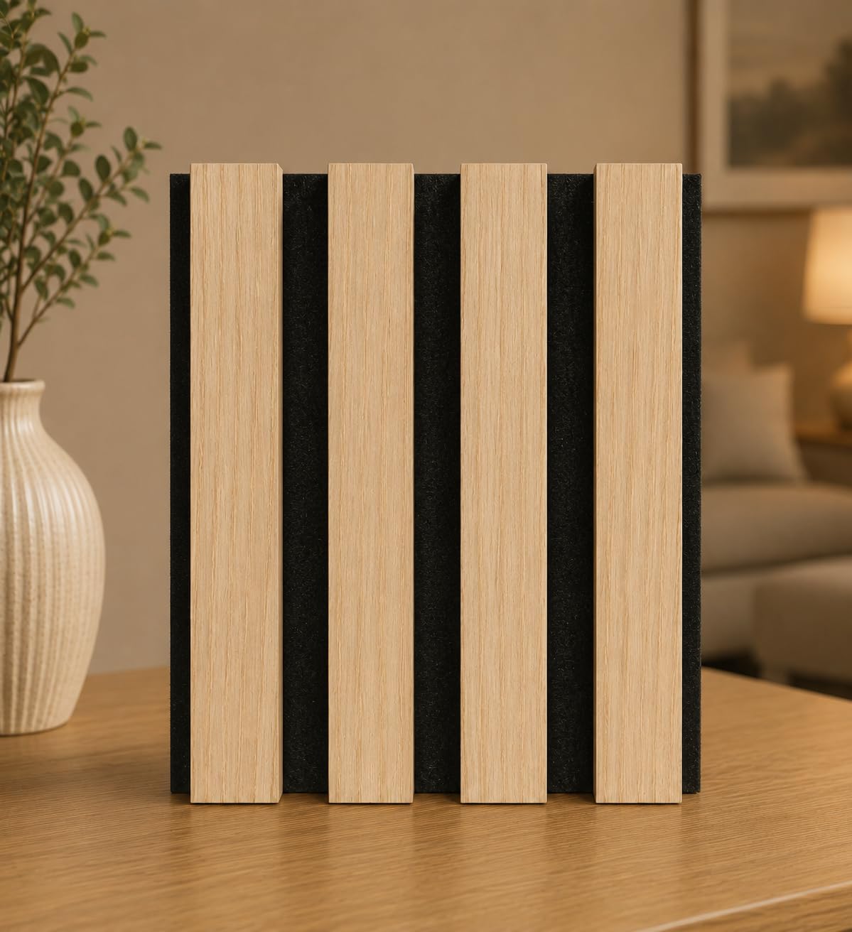 Dirty Pro Tools Wallnut Oak Black Grey Acoustic Slatted Wall Panel Decorative Slat 3D Timber Oak Natural - 2400Mm X 600Mm (Sample Washed Oak 10Cm)