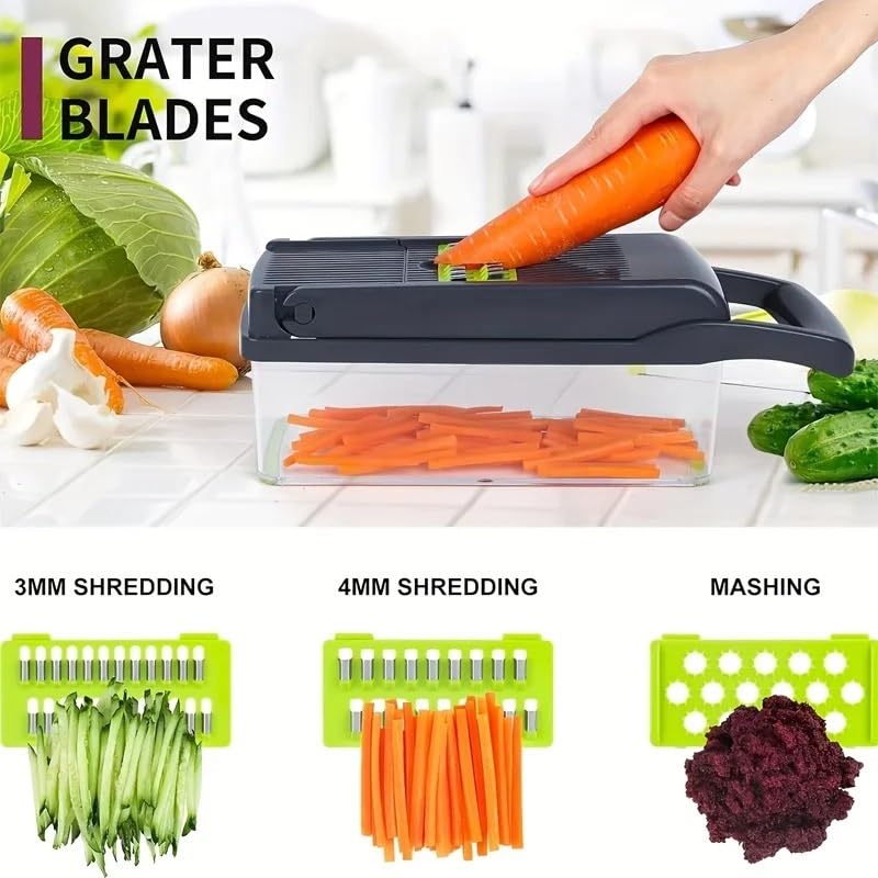Cortadora multiusos para cocina de 14 piezas miniatura 3