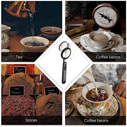 Adjustable Measuring Spoon Scoop For Coffee Powder Teasugar Milk Measure Scoop Tool In Kitchen Tablespoon (Black) #TOP3