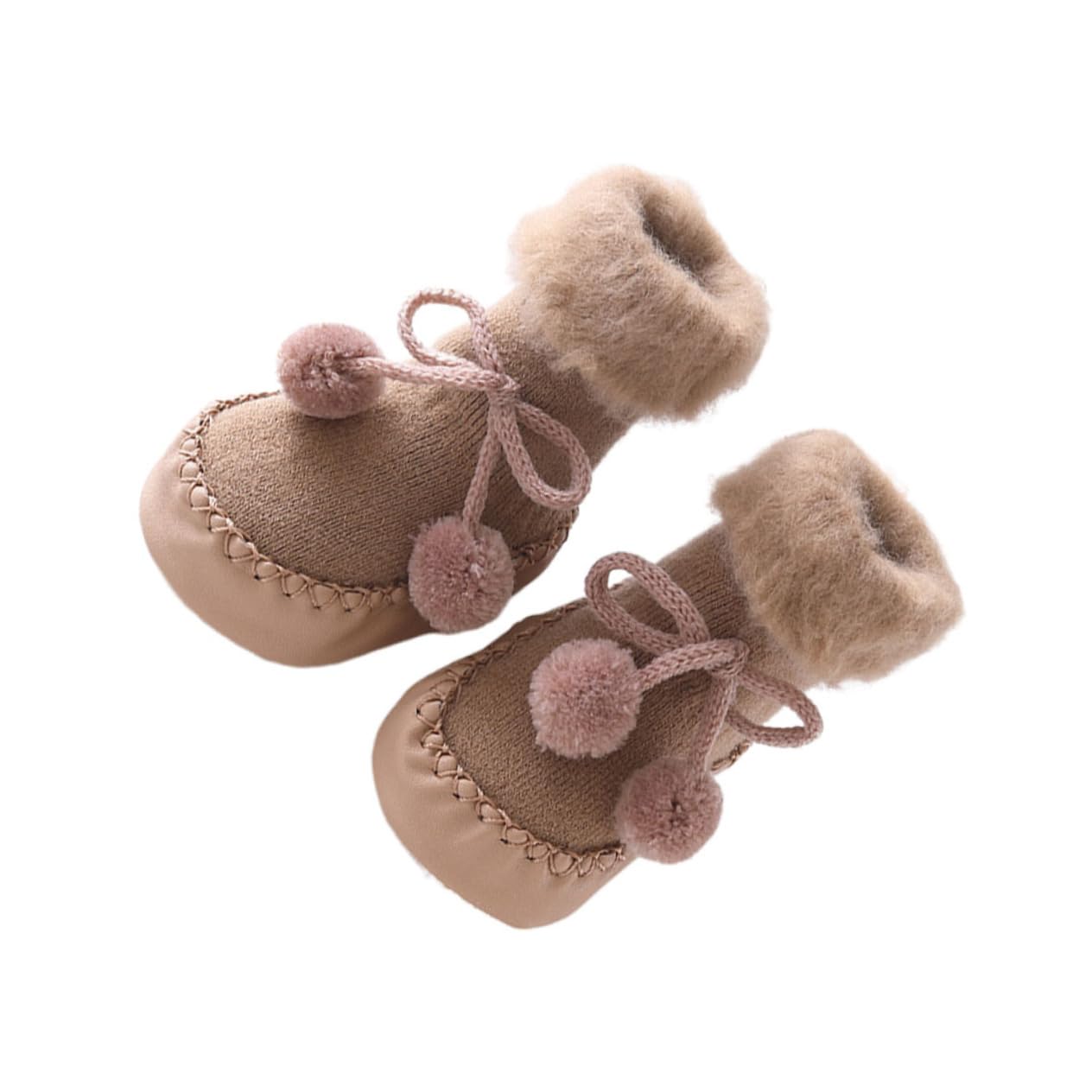 OATIPHO Breathable Baby Socks Toddler Slippers Soft Cotton Non-slip Long Socks Perfect for Newborns Prewalker Shoes (size Xs 0-6 Months)