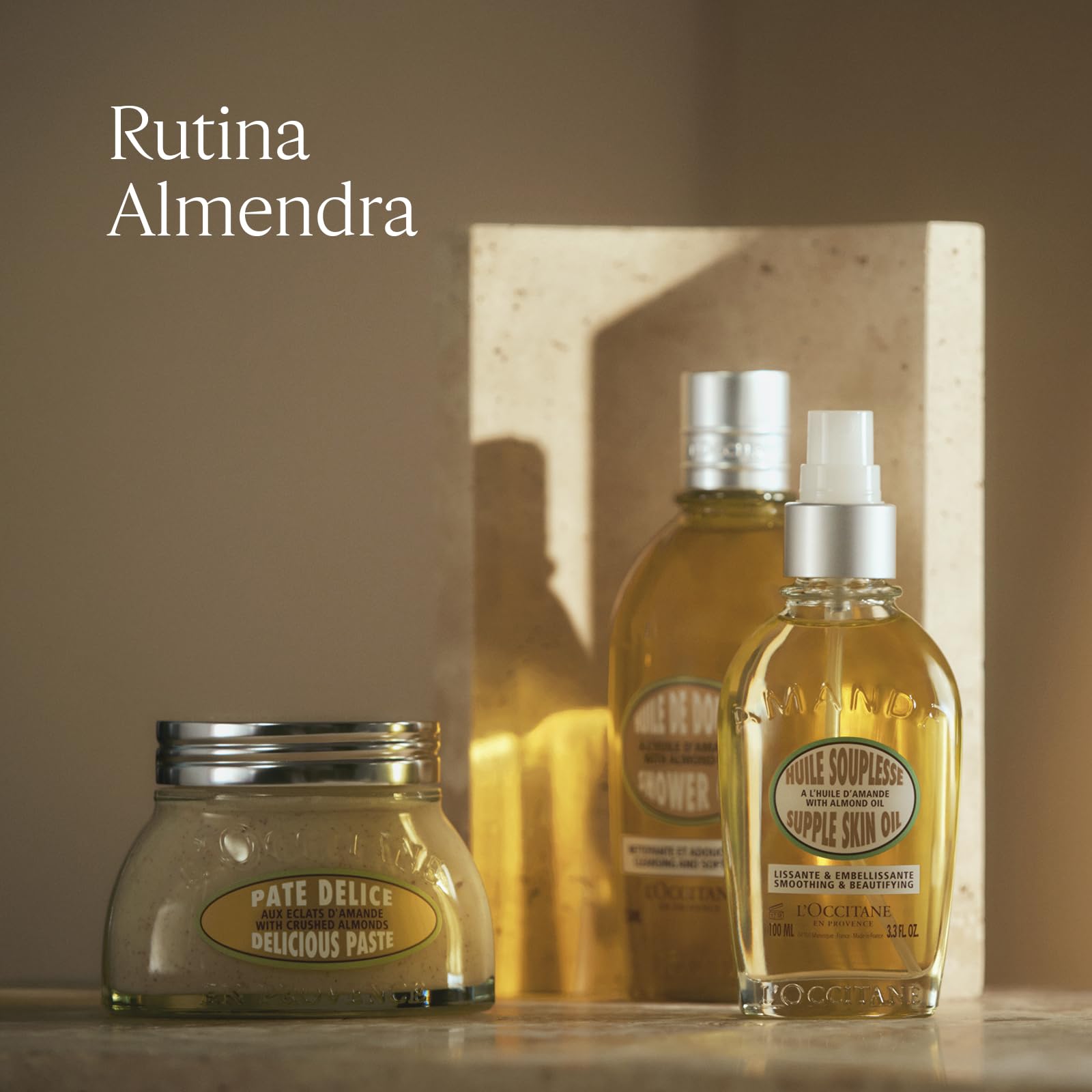 L'OCCITANE - Pâte Délice Exfoliante Corporal Almendra (Amande) - 200 ml - Exfolia y nutre - Fabricado en Francia