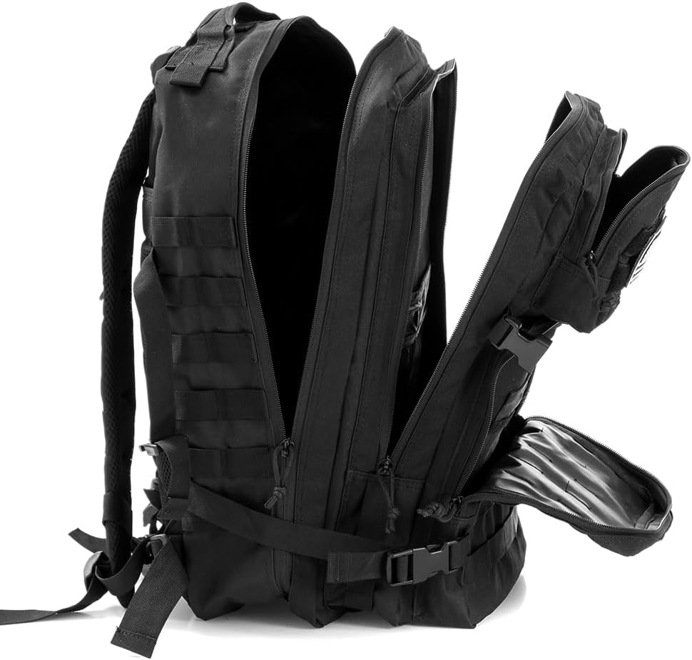 Prime Adventure 45L Outdoor Molle Backpack – Modular Military Tactical Gear Pack for Hiking, Camping & Travel