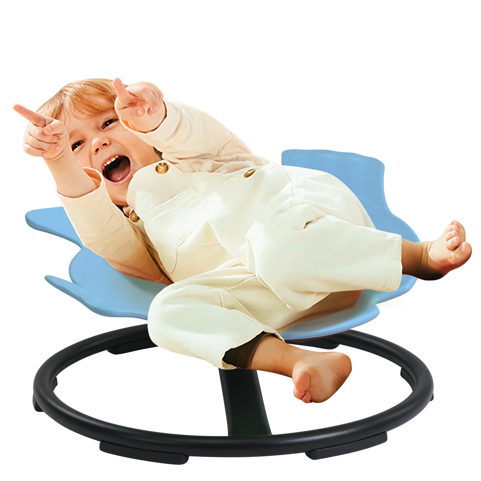 GAKINUNE Sit and Spin Kids Sensory Chair Spin Activity Toy Wobble Stool