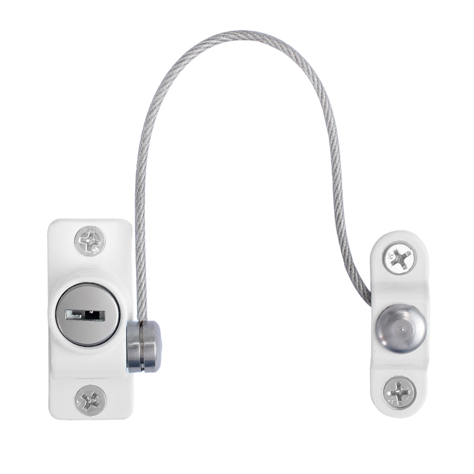 Set 4PCS Cavi Limitatori Per Finestre E Porte | Sicurezza Bambini | Per UPVC, Legno, Alluminio - Foto 10