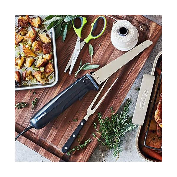 Cuisinart Electric Knife with Cutting Board, Stainless Steel/Black, CEK-41 - Image 5