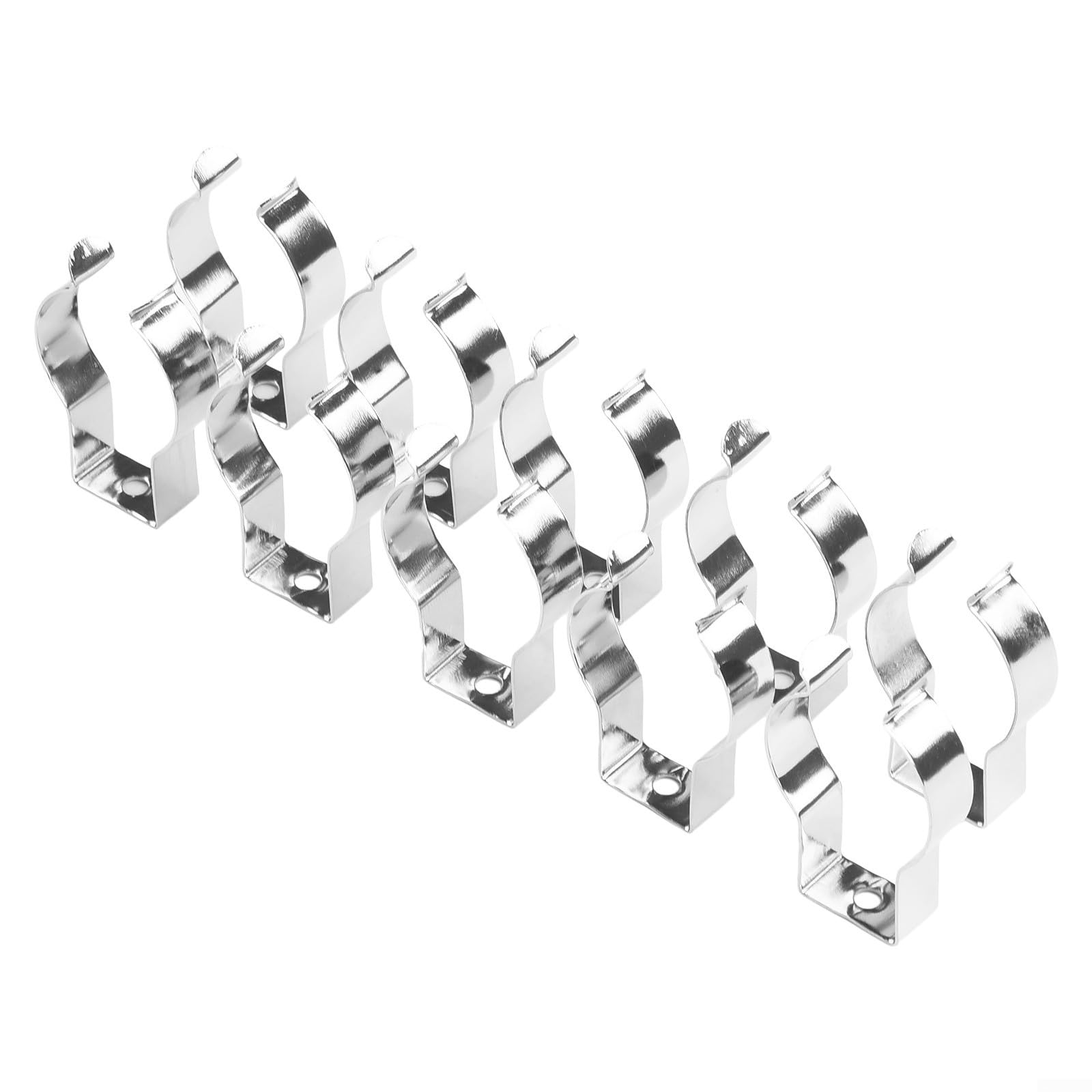 10Pcs Spring Terry Clips, Heavy Duty Open Type Spring Steel Tool Clips, for Garage Storage Cabinets, Tool Storage Terry Clip