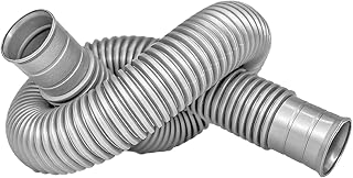 Qrity 1PCS Flexible Drain Pipe, 17.7"(450mm) Bathroom Sink Drain Pipe for Kitchen Sinks and Shampoo Bowls