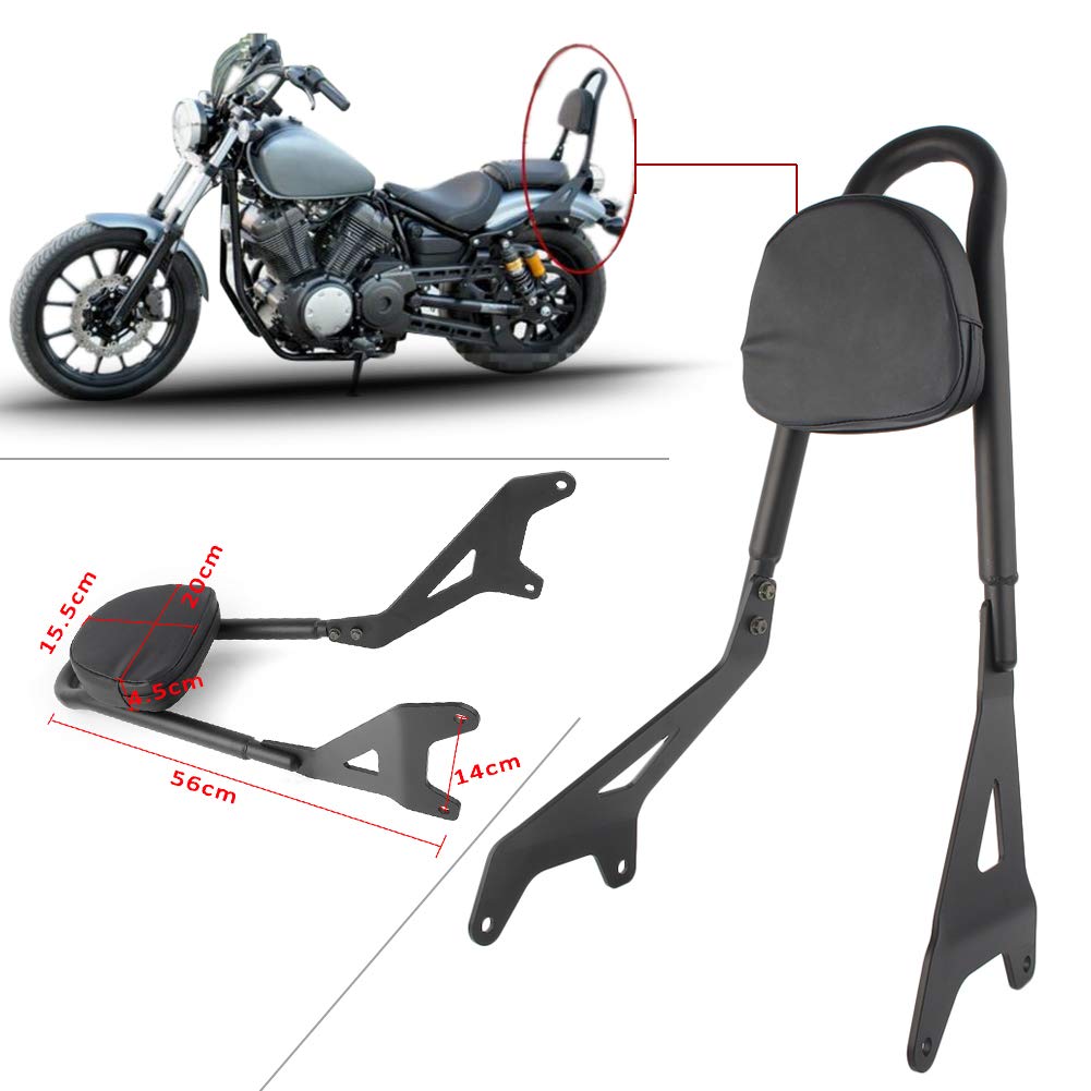 Amazon | バイク用 シーシーバー 背もたれ バックレスト 専用設計 