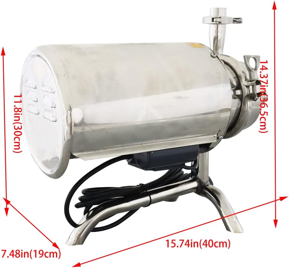 Clamp connection for pump inlet and outlet