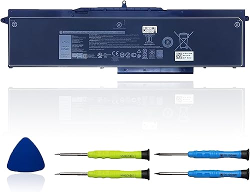 Miniatura 1 de 1FXDH - Batería para portátil compatible con Dell Latitude 15 5501 5511 Precision 3541 3551 Series Notebook 01WJT0 1WJT0 11.4V 97Wh 8071mAh 6-Cell