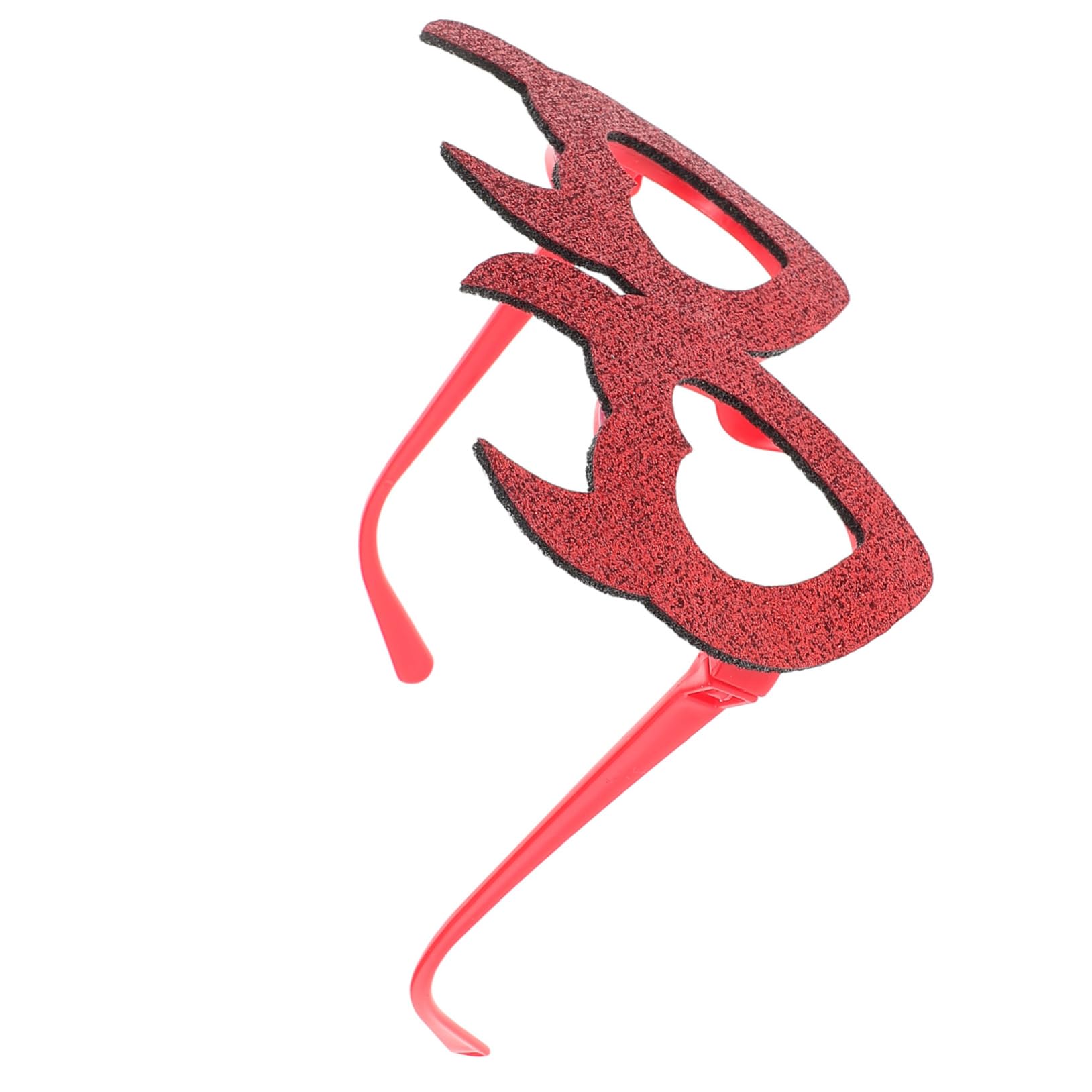 WOFASHPURET Devil Horns Women Headband Heart Sunglasses Gothic Accessories for Women Photo Booth Props for Valentines Day