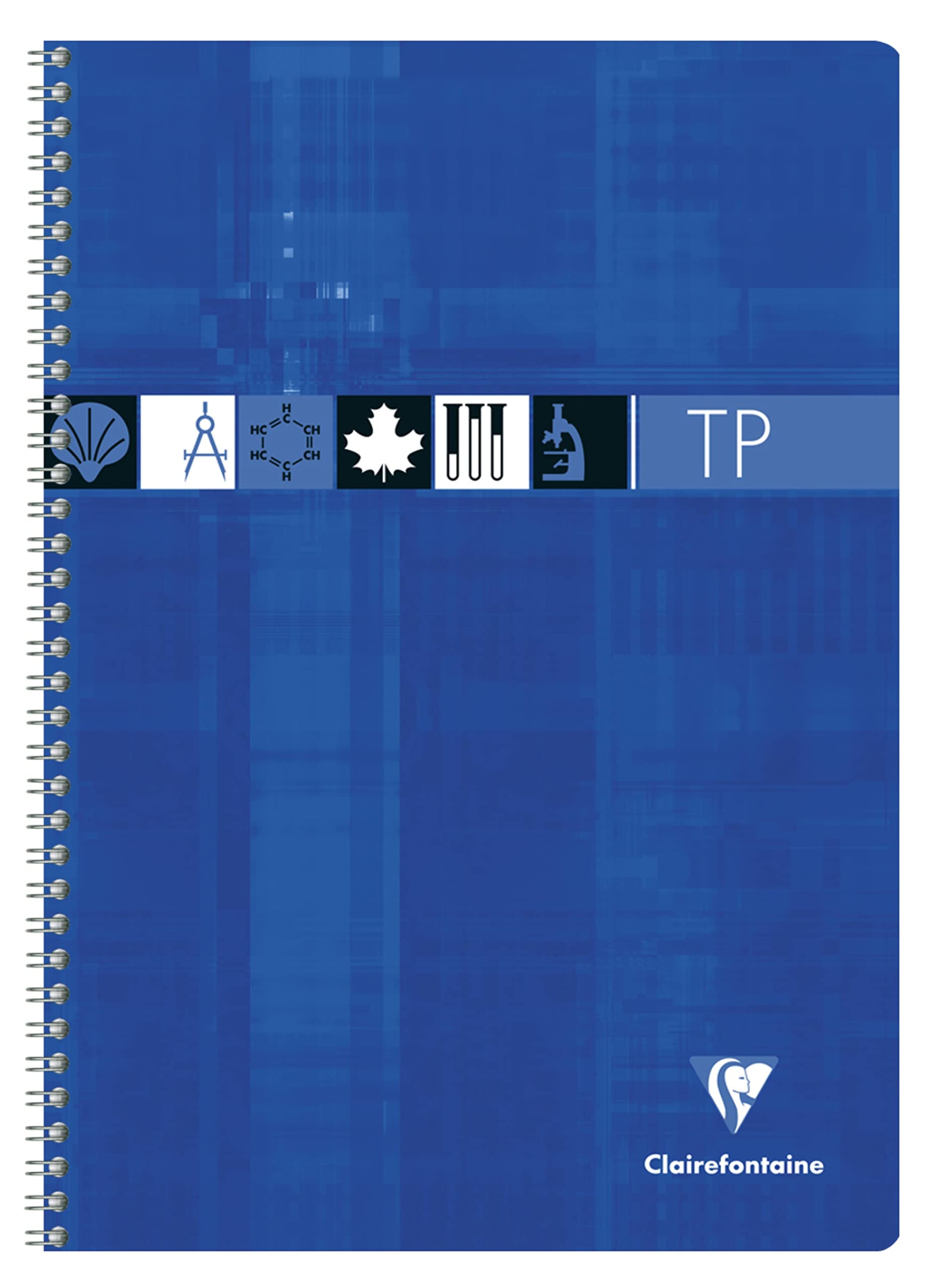 Clairefontaine 8937C - Conf. 10 quaderno spirale A4 21x29,7 cm 80 p 90g