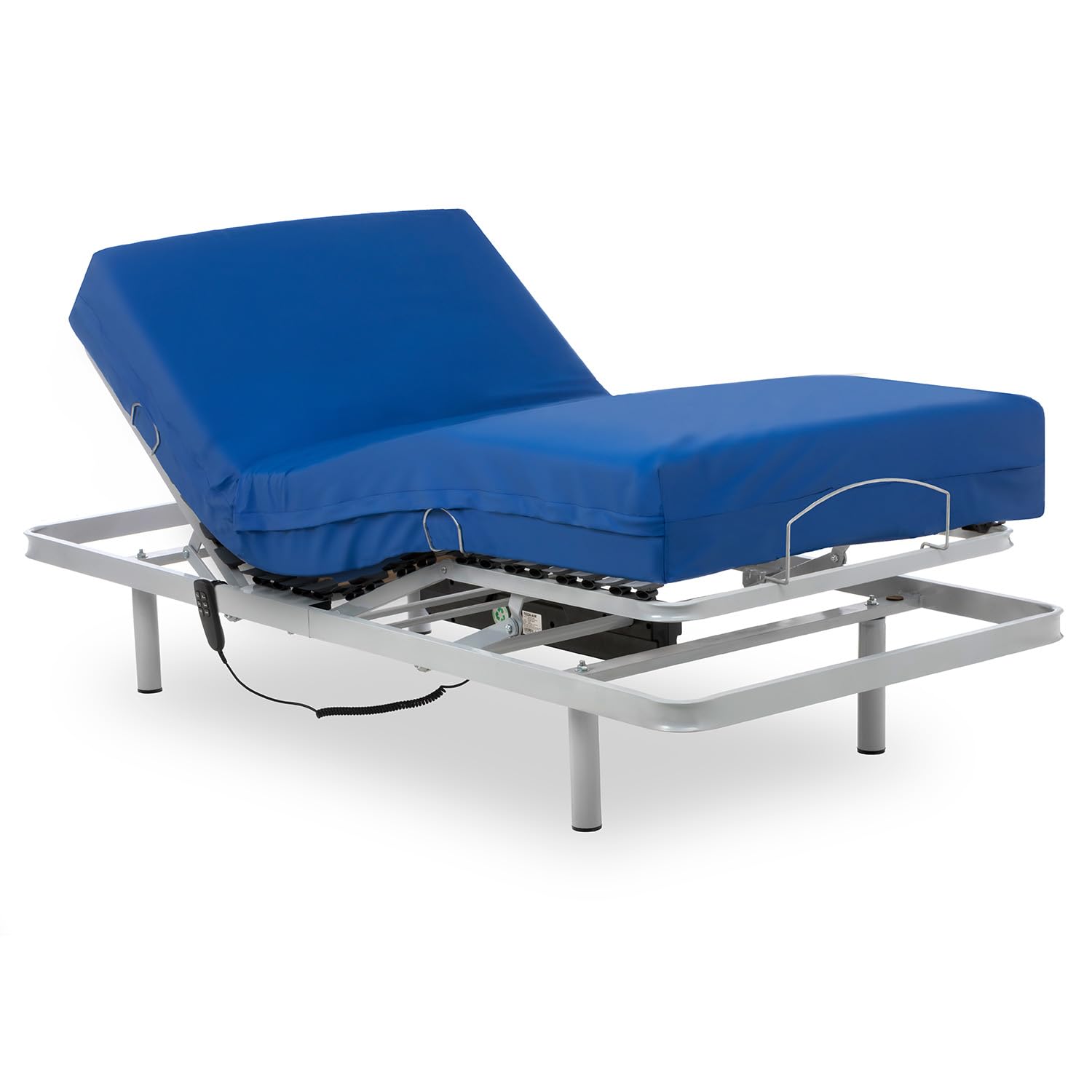 Geriafy - Lit Électrique renforcé avec Matelas sanitaire HR imperméable (80x200 cm)