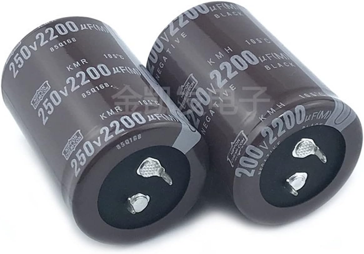 2Pcs 2200uF 200V 2200uF 250V 200v2200uf 250V2200UF 30x50 35x40/45/50/60 Condensatore PSU A Scatto Passive Components (Color : 200v2200uf 30x50, Size : 1 UK - Foto 3