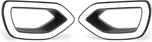 Miniatura 5 de KUAFU Luces LED delanteras para rejilla compatibles con Dodge Charger Daytona SRT Scat Pack SXT y R/T 2015-2022, lámparas de parrilla de parachoques