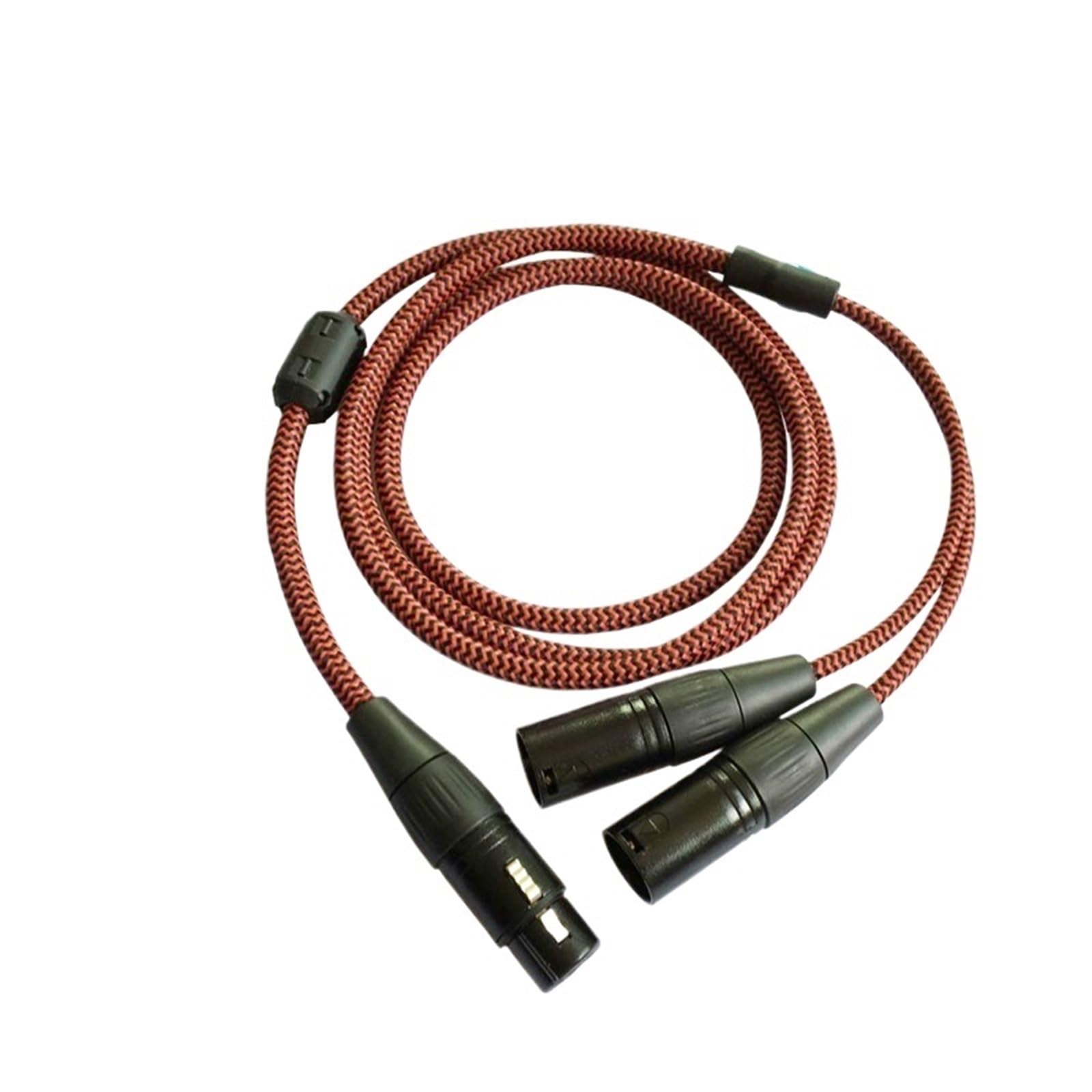 Cavo Audio Splitter for Amplificatore Mixer Microfono XLR Doppio XLR Femmina a 3 Pin a 2 XLR Maschio(3m)