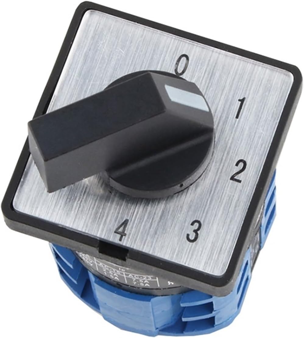 LW26-10/2 Four Way Selection 10A 0-4 Five Positions Two Section Universal Transfer Voltage Switching Control Circuit