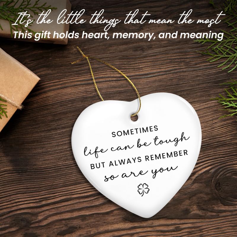 Christmas Inspirational Gifts for Women Men - Ceramic Christmas Ornament 2025 - Motivational Employee Appreciation Gifts for Coworkers Friends Family, Encouragement Stocking Stuffers for Women - Image 6