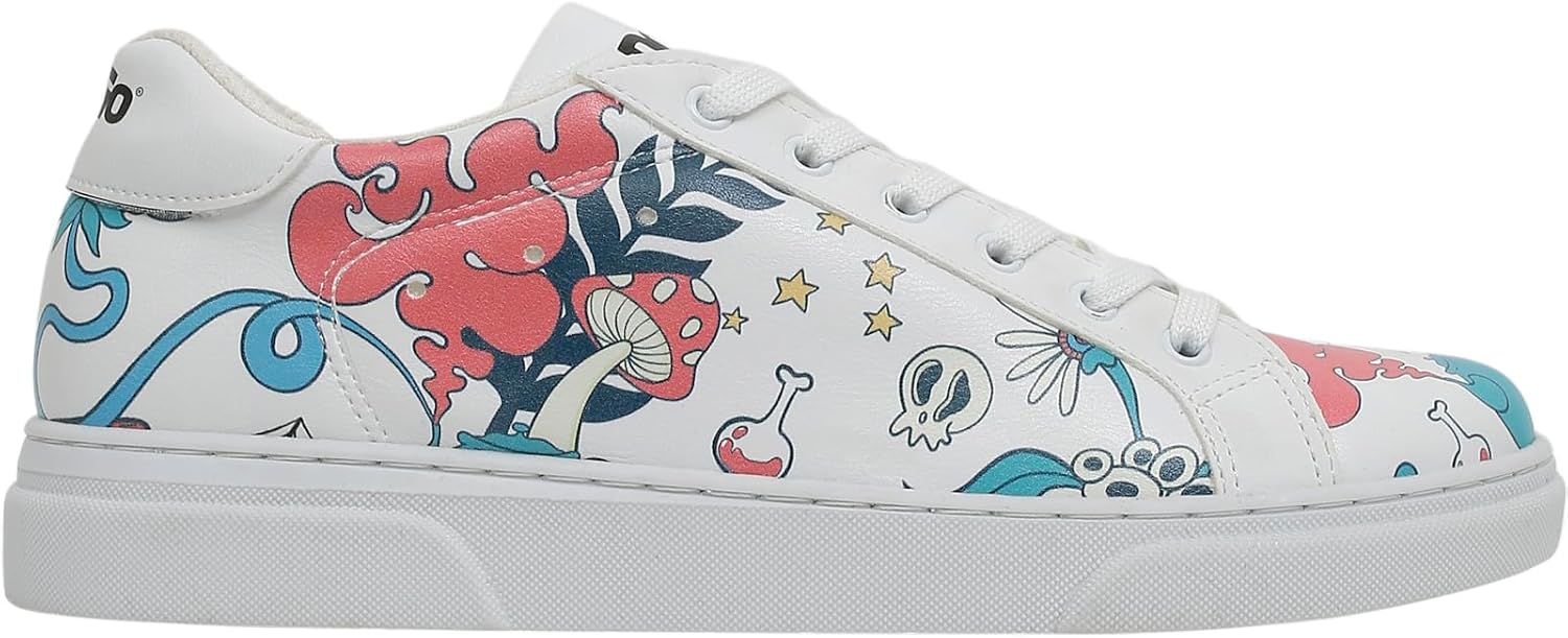 DOGO White Sneakers for Women - Handmade Women's Fashion Sneakers, Vegan Leather and Unique Design, Comfortable Shoes for Women, Ace Sneakers - Image 8