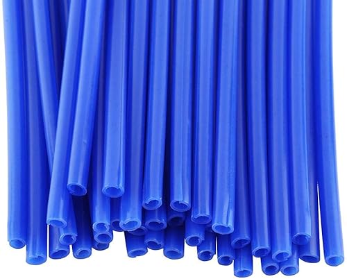 Miniatura 7 de 36 fundas de radios, universales para llantas de radios, fundas de radios para bicicleta, motocicleta, silla de ruedas, moto de cross (azul)