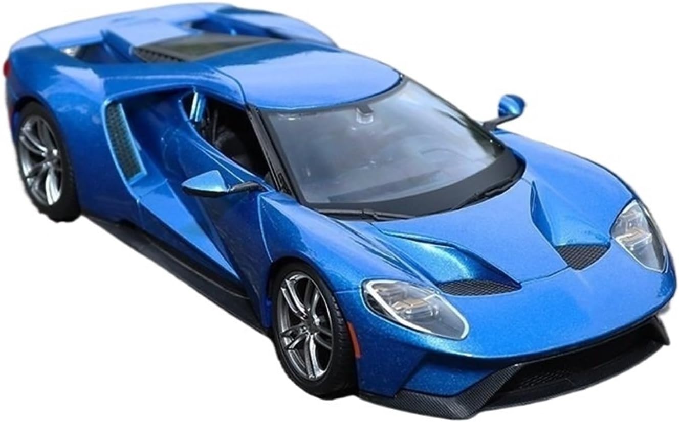 1:18 blue alloy simulation sports car car model(2017 Blue)