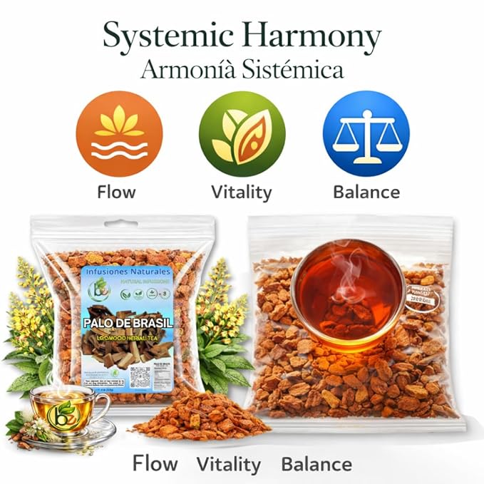 Té de Palo Brazil 113g Hebras Naturales Orgánico Salvaje miniatura 5